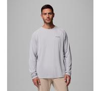 Columbia Men's PFG Solar Stream Long Sleeve Hiking Shirt, Cool Grey, Large