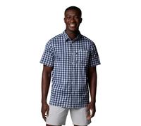 Columbia Sportswear Men's PFG Super Slack Tide Camp Shirt Collegiate Navy Palaka Grid X-Large