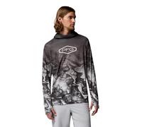 Columbia mens Pfg Super Terminal Tackle Vent Hoodie, Shark Aerials Fade, L