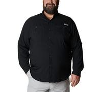 Columbia Men's Tamiami 2 Long Sleeve Shirt, Long Sleeve Shirt, Black, X-Large