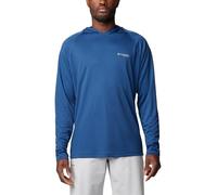 Columbia Men's PFG Solar Stream Hoodie Fishing Shirt, Carbon, Medium