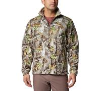 Columbia Men's PHG Fleece Overlay II 1/4 Zip, Timberwoods Camo/Timberwoods Camo, Medium, Timberwoods Camo/Timberwoods Camo, Medium