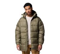 Columbia Men's Pike Lake Parka, Puffer Jacket, Stone Green, Small