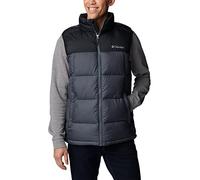 Columbia Men's Pike Lake Vest, Puffer Vest Body Warmer, Black/Graphite, Size M