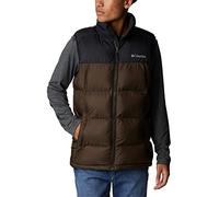Columbia Men's Pike Lake Vest, Puffer Vest Body Warmer, Cordovan/Black, Size S