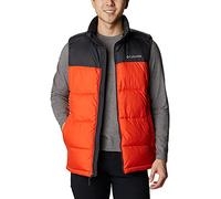 Columbia Men's Pike Lake Vest, Red Quartz/Shark, Medium