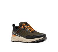 Columbia Men's Plateau Waterproof Hiking Shoe, Olive Green/Ancient Fossil, 11 UK