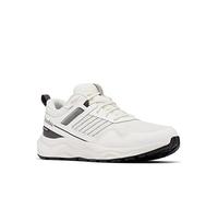 Columbia Mens Plateau Waterproof Hiking Shoe, Sea Salt/Dark Grey, 11