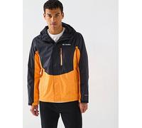 Columbia Men's Pouring Adventure 3 Jacket - Black, Black, Size M, Men Black