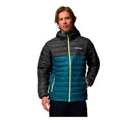 Columbia Men's Powder Lite 2 Hooded Jacket, Hooded Puffer Jacket, Everblue, Shark, XL