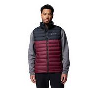 Columbia Men's Powder Lite 2 Vest, Puffer Vest Body Warmer, Rich Wine, Black, L