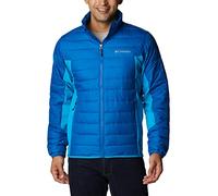 Columbia Men's Powder Lite Hybrid Jacket, Bright Indigo/Compass Blue, L Tall