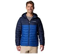 Columbia Men's Powder Lite 2 Hooded Jacket, Mountain Blue/Collegiate Navy, L