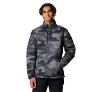 Columbia Men's Powder Lite Jacket, Puffer Jacket, Black Mod Camo Print, Size XL