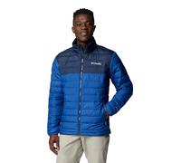 Columbia Men's Powder Lite Jacket, Puffer Jacket, Mountain Blue/Collegiate Navy, Size S