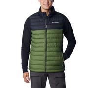 Columbia Men's Powder Lite Vest, Puffer Vest Body Warmer, Canteen/Black, Size XS