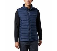 Columbia Men's Powder Lite Vest, Puffer Vest Body Warmer, Collegiate Navy, Size S