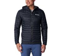 Columbia Men's Powder Pass Hooded Jacket Hooded Puffer Jacket, Black, Size XL