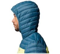 Columbia Mens Powder Pass Hooded Synthetic Insulated Jacket - Crushed Blue