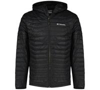Columbia Men's Powder Pass Hybrid Hooded Jacket, Hooded Puffer Jacket, Black, M
