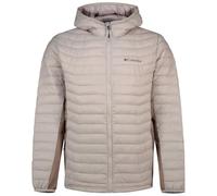 Columbia Men's Powder Pass Hybrid Hooded Jacket, Hooded Puffer Jacket, Flint Grey/Iron, Large