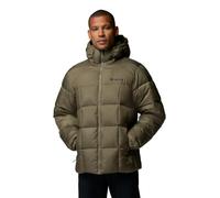 Columbia Men's Puffect 4 Hooded Jacket, Hooded Puffer Jacket, Stone Green, X-Large