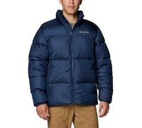 Columbia Mens Puffect II Hooded Jacket, Blue, Size L, Men Blue
