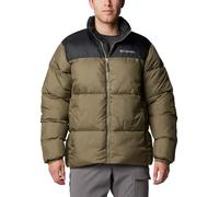 Columbia Men's Puffect III Jacket, Stone Green/Black, Medium