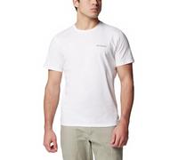 Columbia Men's Rapid Ridge Back Graphic Tee 2, White/Button Badge, S
