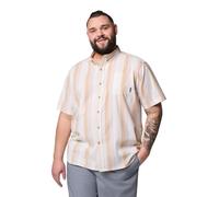 Columbia Men's Rapid Rivers II Short Sleeve Shirt, Dark Stone Wide Stripe, 2X Tall