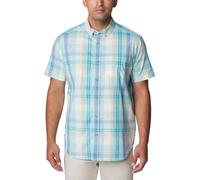Columbia Men's Rapid Rivers Ii Short Sleeve Shirt Hiking, Spray Multi Plaid, Small