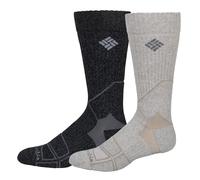 Columbia Men's Rcl538mazas12pr SOCKS, Khaki/Charcoal, 4.5-12 UK