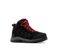 Columbia Men's Redmond 3 Mid WP waterproof mid rise hiking boots, Black (Black x Mountain Red), 9.5 UK