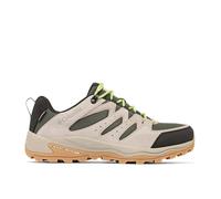 Columbia Men's Redmond 4 Low Waterproof, Mid Rise Trekking and Hiking Boots, Gravel, Napa Green, 10.5