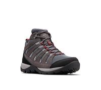 Columbia Men's Redmond V2 Mid Waterproof Hiking Shoe, Graphite/Red Jasper, 10.5 UK