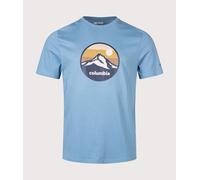 Columbia Mens Regular Fit CSC Seasonal Graphic T-Shirt - Colour: 447 Rainy Day/Retro Scoped - Size: XL