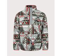 Columbia Mens Regular Fit Helvetia II Printed Half Snap Fleece - Colour: 343 Sedona Sage Geomix - Size: Large
