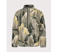 Columbia Mens Regular Fit Helvetia II Printed Half Snap Fleece - Colour: 397 Stone Green Soarin - Size: XL