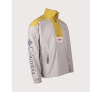 Columbia Mens Riptide II Retro Windbreaker Anorak - Colour: 027 Flint Grey/Peppercorn/Pink Agate - Size: XL