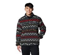 Columbia Men's Rugged Ridge Half Snap Fleece, Black Madras Multi, Medium