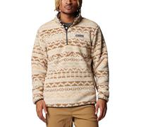 Columbia Mens Rugged Ridge Half Snap Fleece - Colour: 280 Dark Stone/Delta Madras - Size: Large