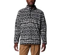 Columbia Men's Rugged Ridge Half Snap Fleece, Dark Stone Madras Tonal, XXL