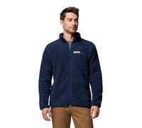 Columbia Men's Rugged Ridge High Pile Full Zip, Full Zip Fleece Jacket, Collegiate Navy, Large