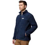 Columbia Men's Rugged Ridge High Pile Full Zip, Full Zip Fleece Jacket, Collegiate Navy, Small