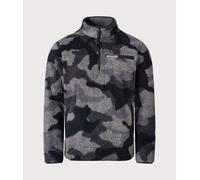 Columbia Mens Rugged Ridge High Pile Half Zip Fleece Black L