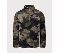 Rugged Ridge High Pile Half Snap Fleece Stone Green Mod Camo, Large