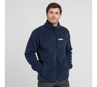Columbia Men's Rugged Ridge High Pile Full Zip, Full Zip Fleece Jacket, Collegiate Navy, Large