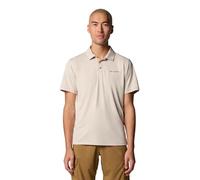 Columbia Men's Sage Peak Knit Polo, Dark Stone Heather, 3X