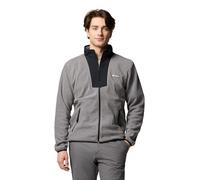 Columbia Men's Sequoia Grove Full Zip Fleece, Full Zip Fleece Jacket, City Grey Heather/Black, M