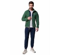 Columbia Men's Sequoia Grove Full Zip Fleece, Full Zip Fleece Jacket, Rain Forest, Collegiate Navy, L